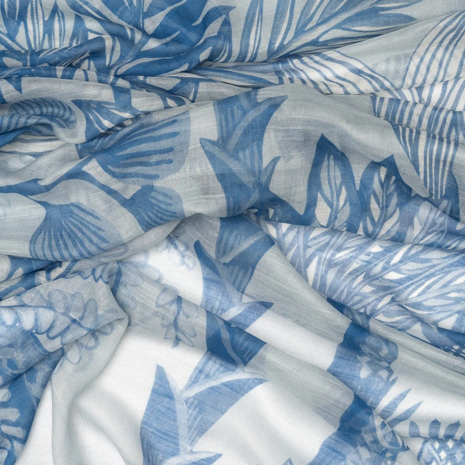 Palma - Modal Cotton Silk Scarf - Blue sold by Elizabetta product image thumbnail 4