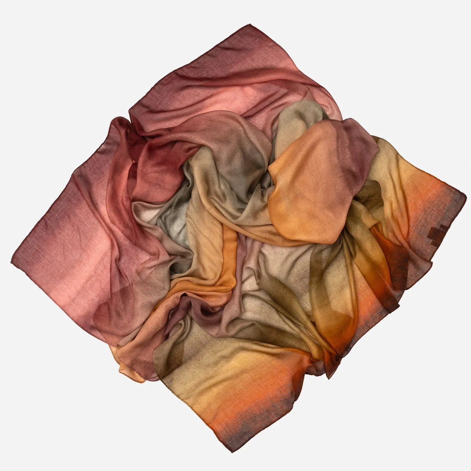 Etna - Modal Silk Scarf Shawl - Sunset Red sold by Elizabetta product image thumbnail 2