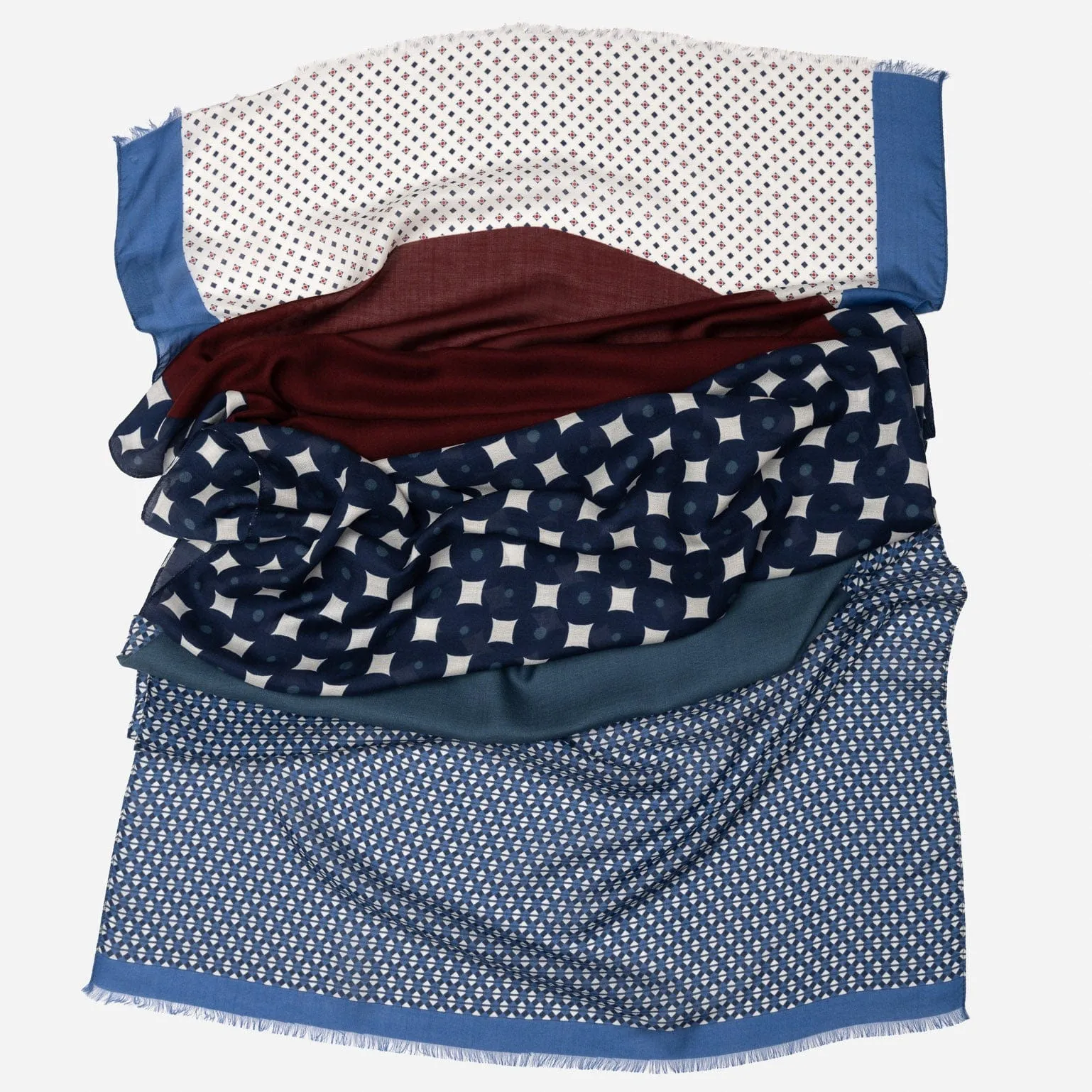 Cortona - Modal Scarf - Blue sold by Elizabetta product image thumbnail 2