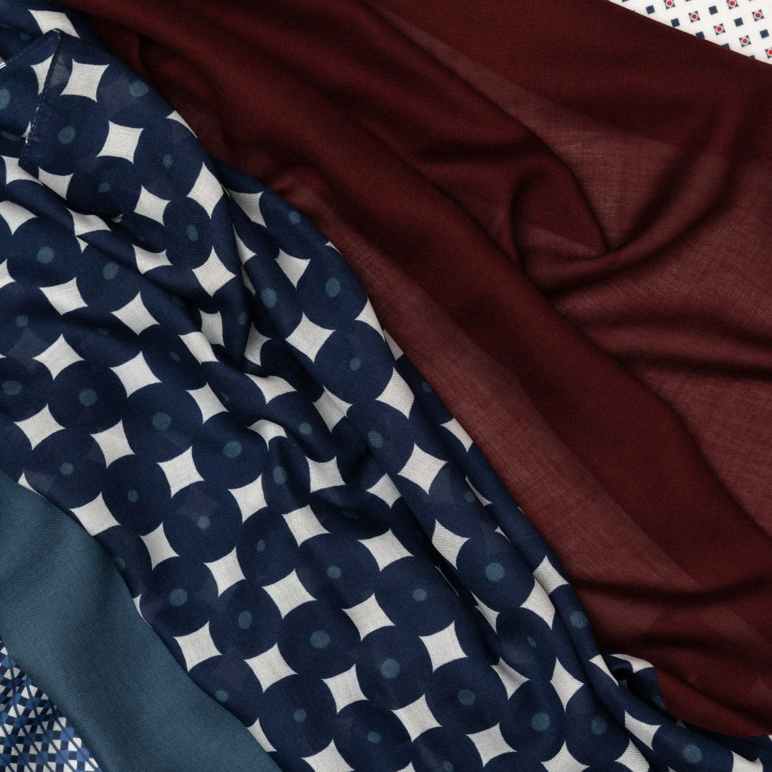 Cortona - Modal Scarf - Blue sold by Elizabetta product image thumbnail 3