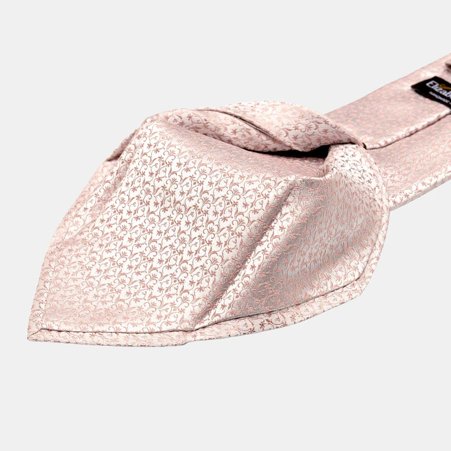 Parioli - Silk Jacquard Tie - Dusty Rose sold by Elizabetta product image thumbnail 3