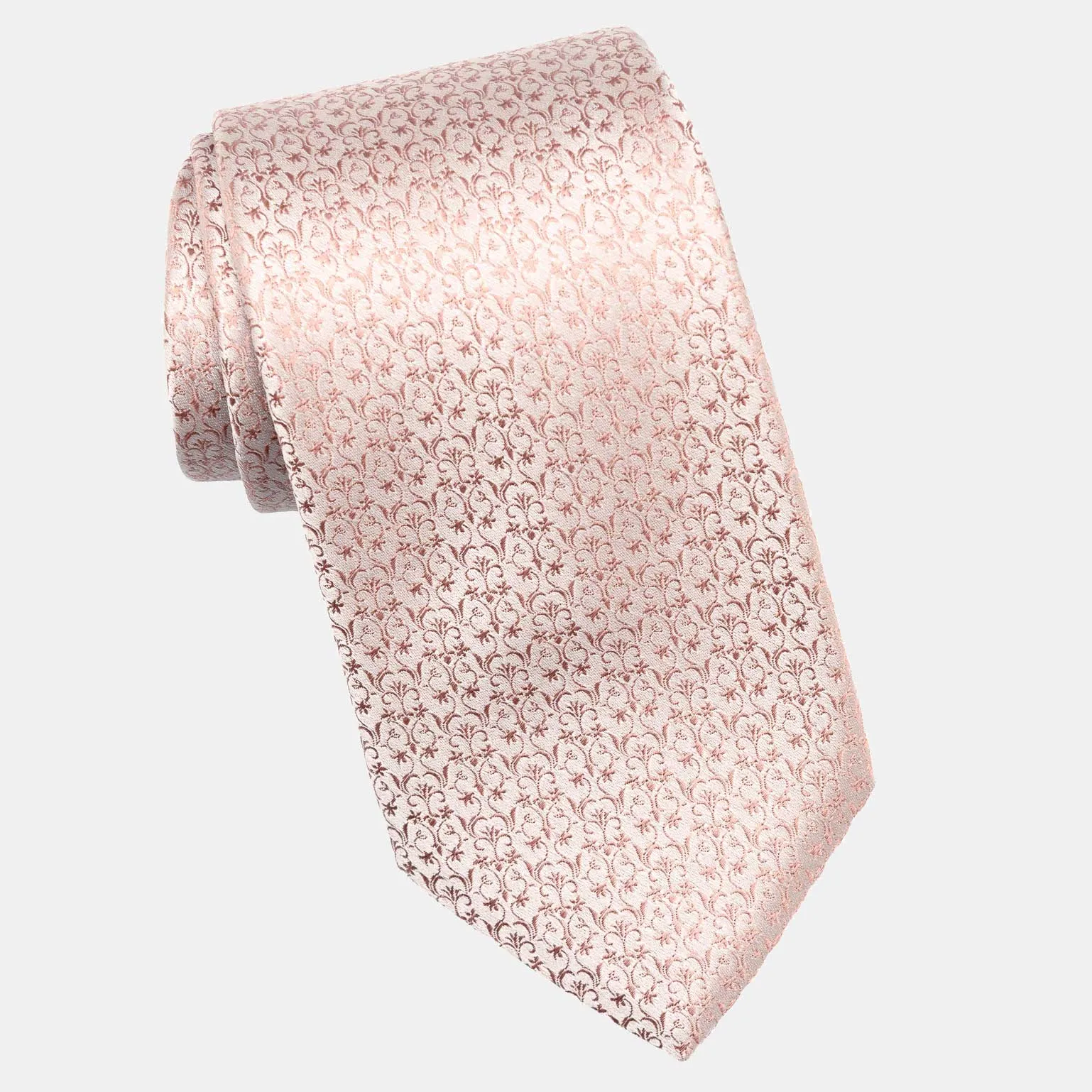 Parioli - Silk Jacquard Tie - Dusty Rose sold by Elizabetta product image thumbnail 2