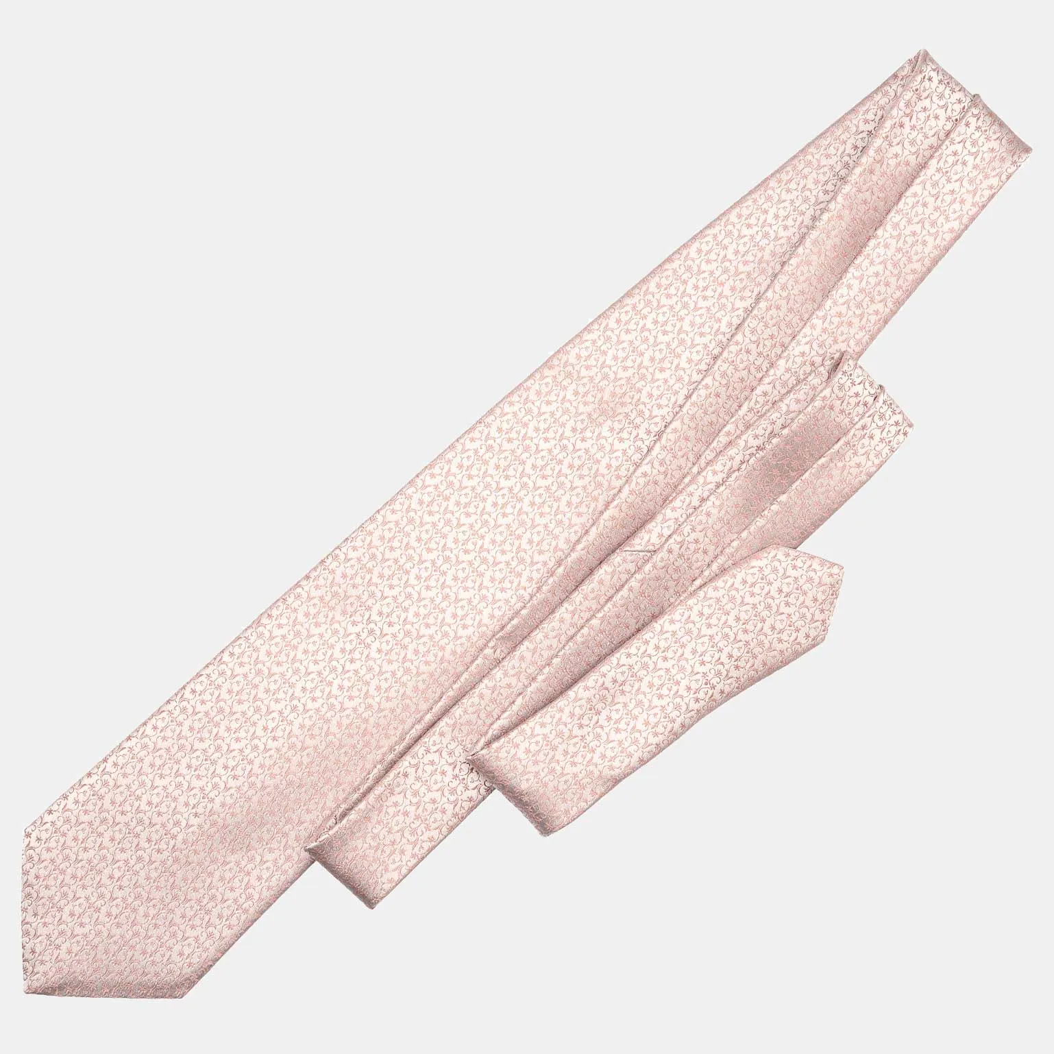 Parioli - Silk Jacquard Tie - Dusty Rose sold by Elizabetta product image thumbnail 4