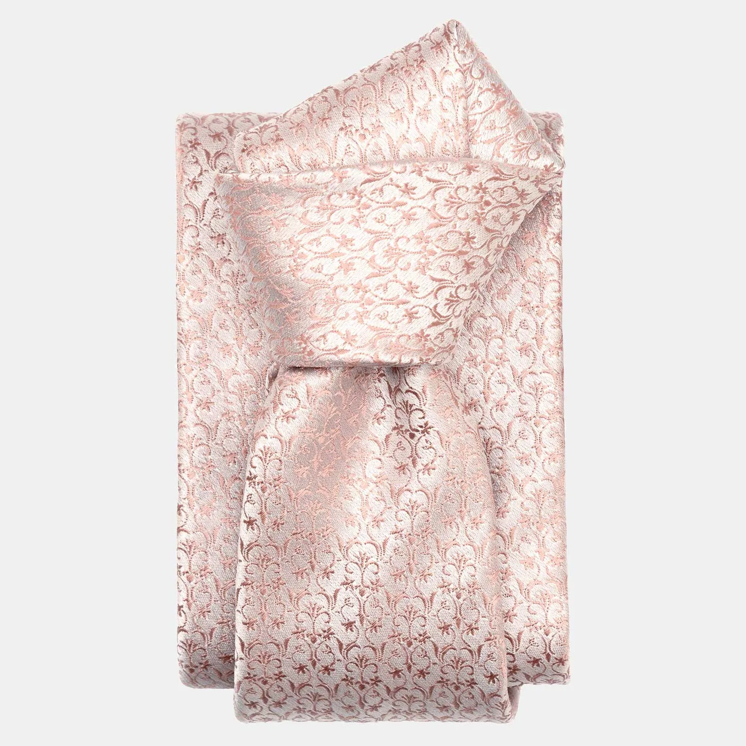 Parioli - Silk Jacquard Tie - Dusty Rose sold by Elizabetta