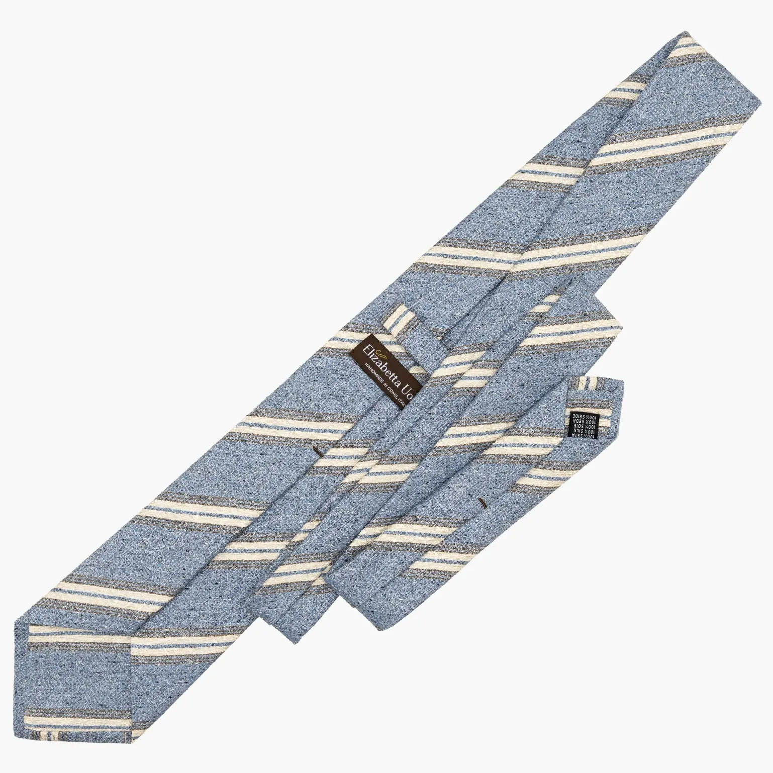 Frascati - Silk Jacquard Tie - Light Denim Blue sold by Elizabetta product image thumbnail 3