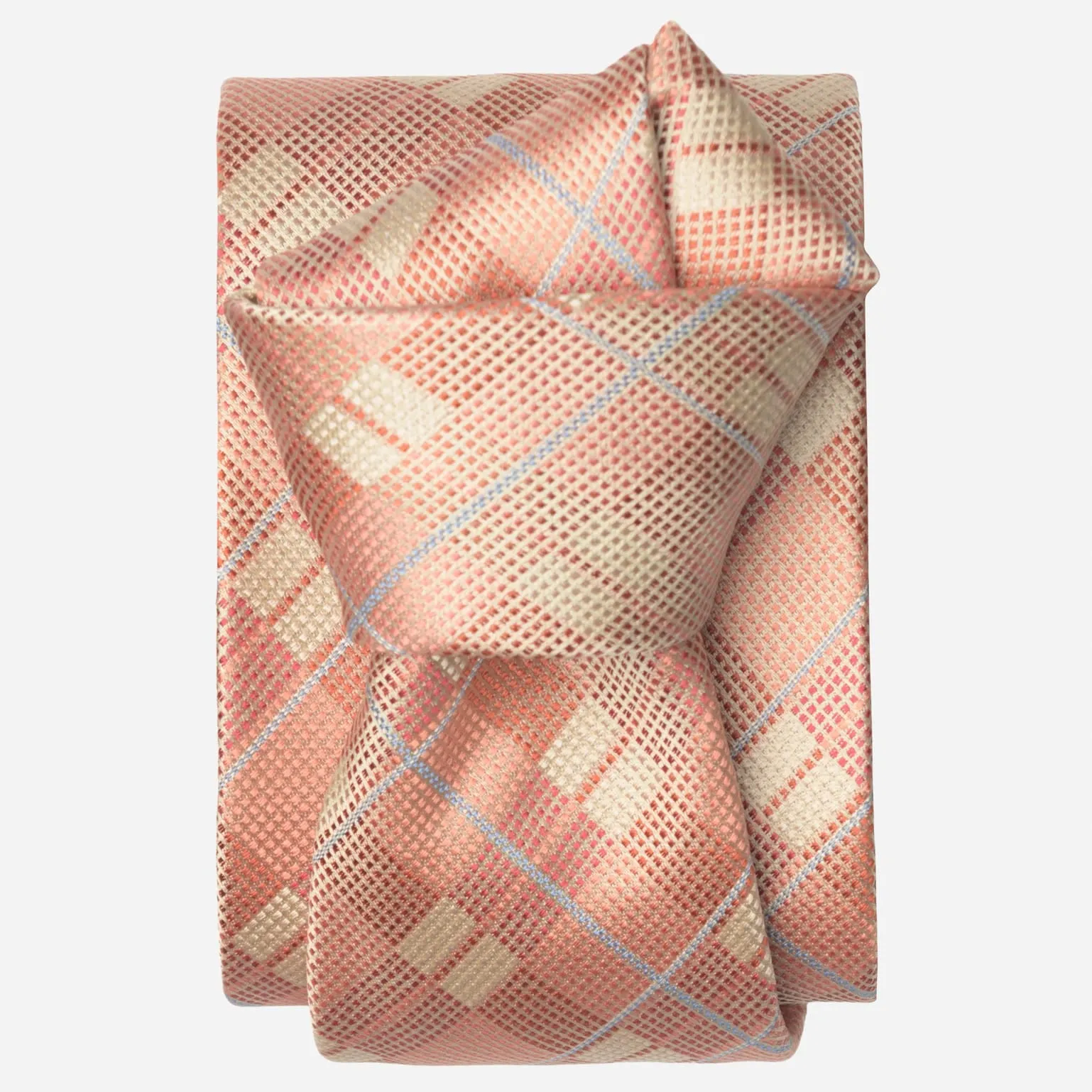 Moscato - Silk Jacquard Tie - Peach sold by Elizabetta