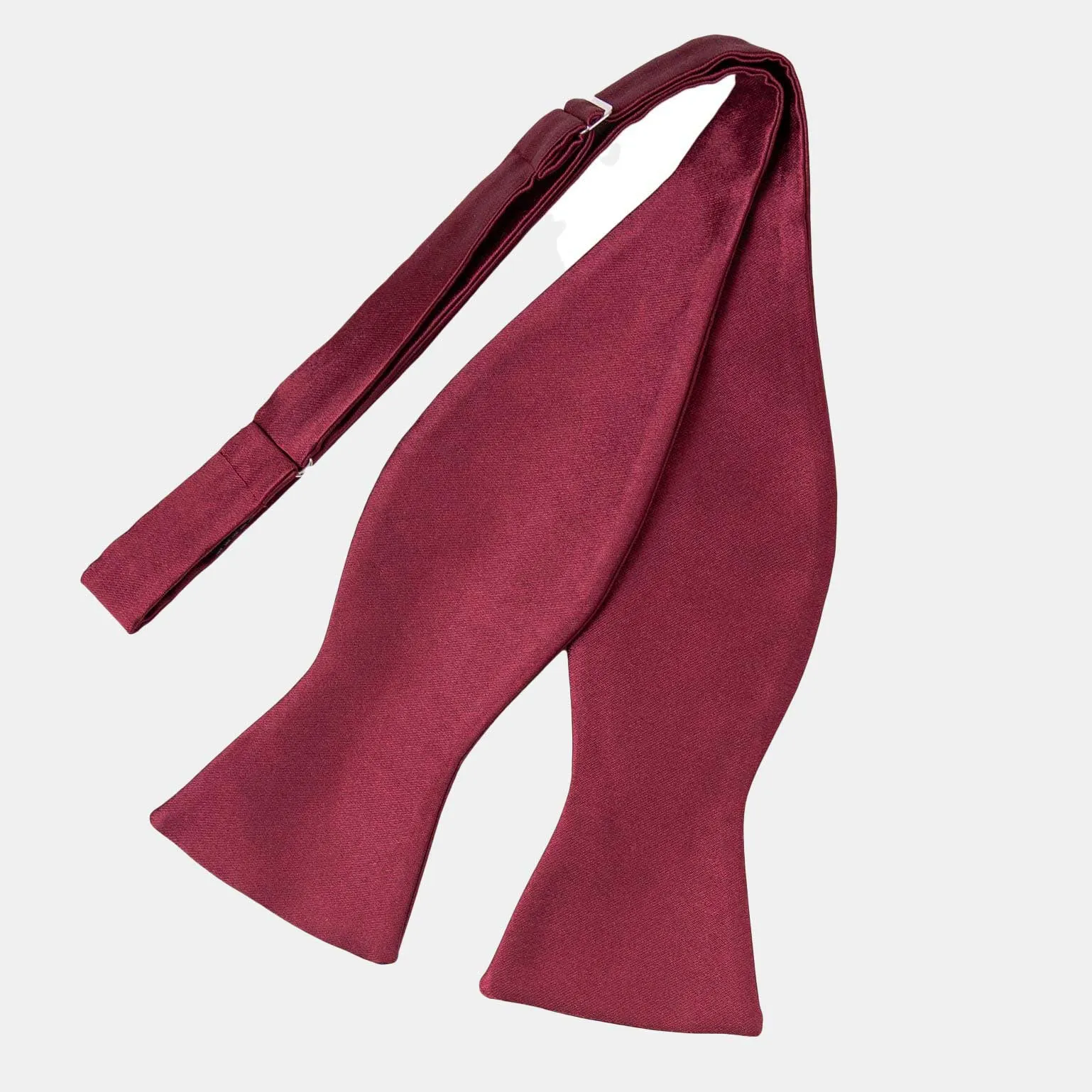 Negroni - Silk Bow Tie - Burgundy sold by Elizabetta product image thumbnail 3