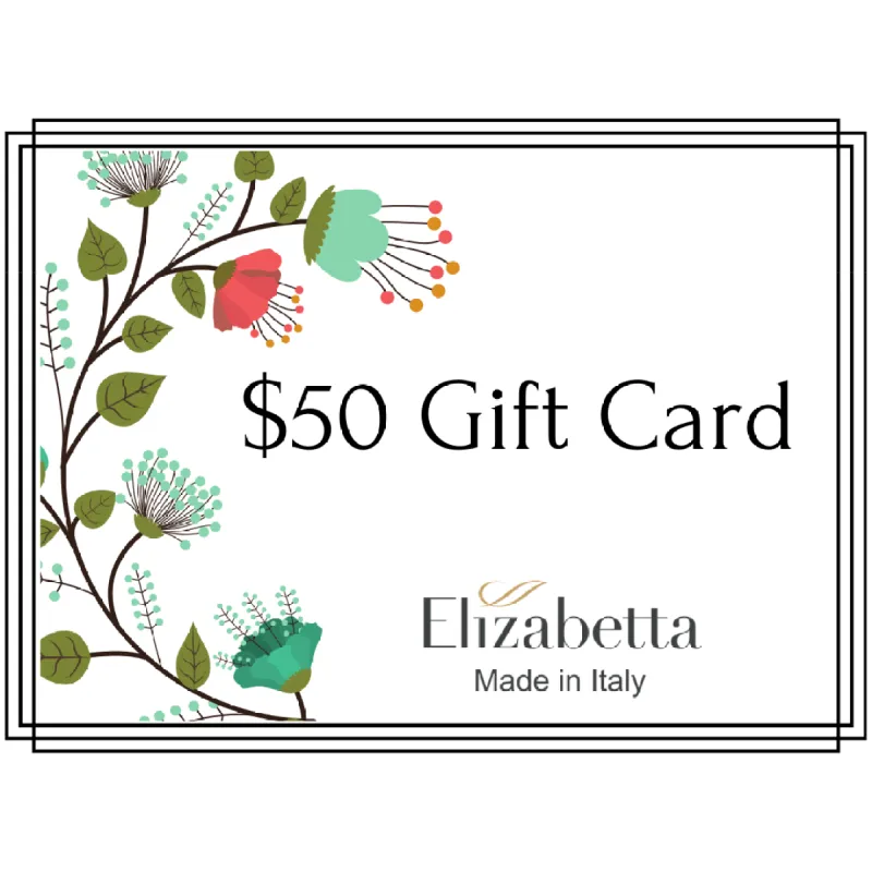 $50 Gift Card sold by Elizabetta