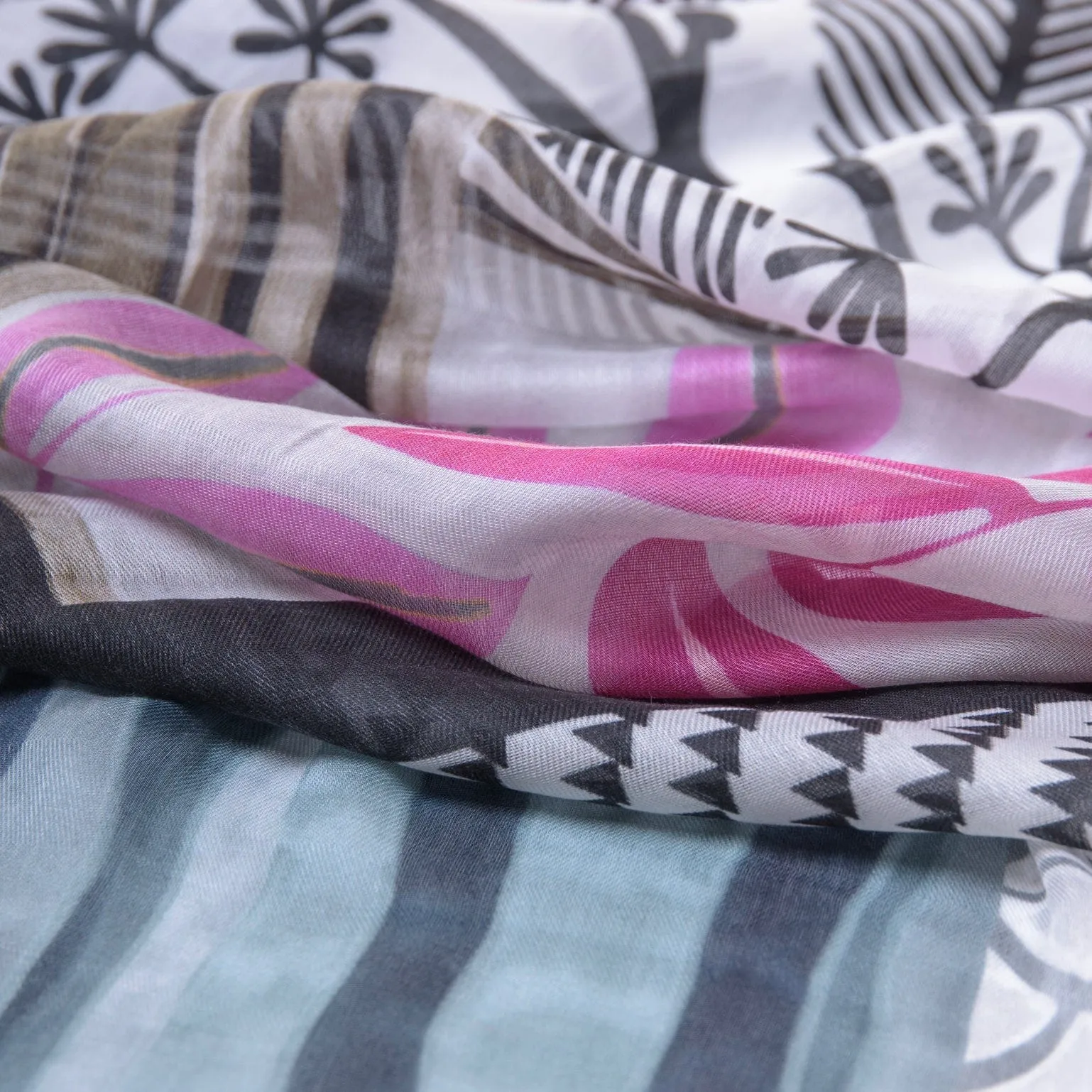 Santorini - Modal Scarf - Charcoal sold by Elizabetta product image thumbnail 4