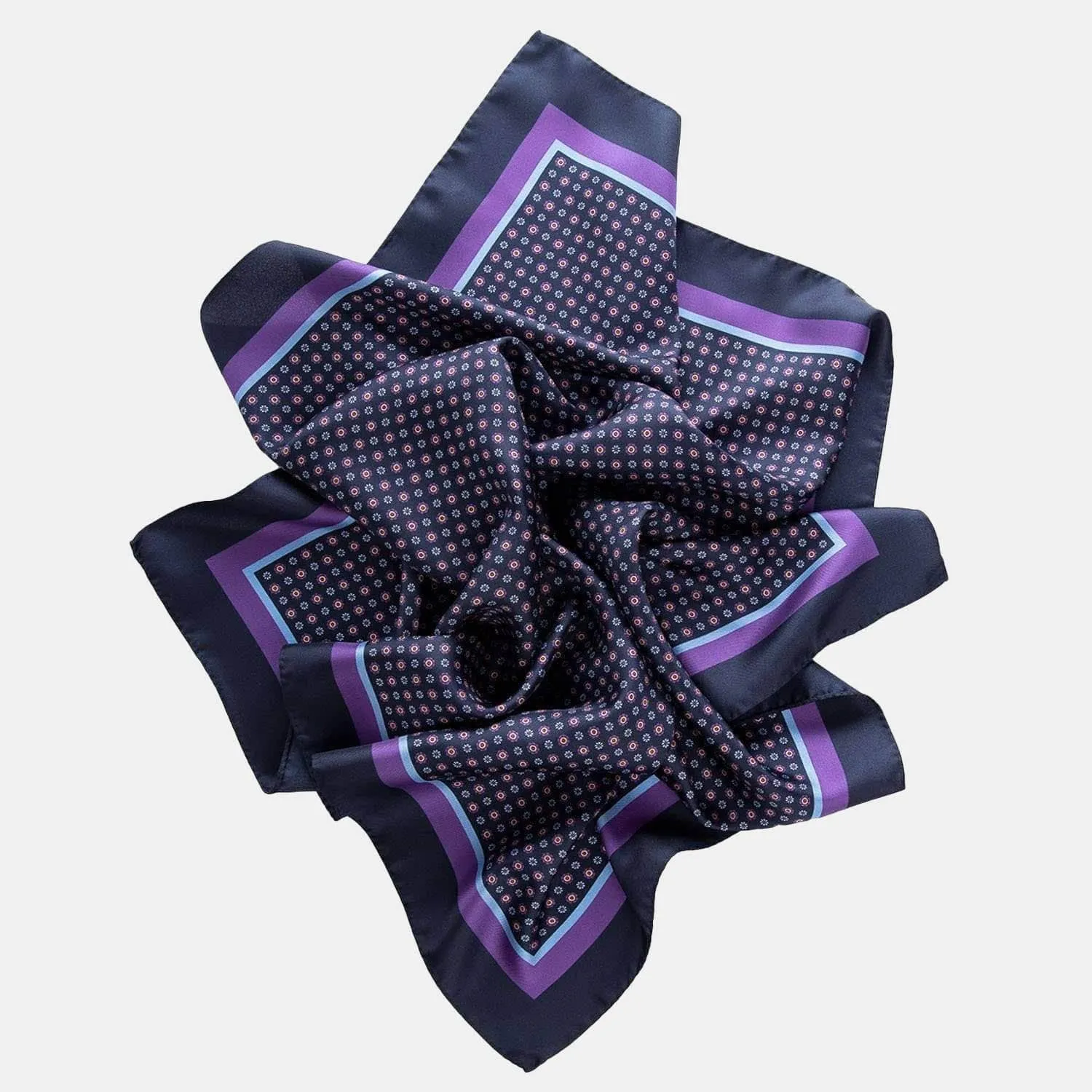 Benelli - Silk Neckerchief - Navy sold by Elizabetta product image thumbnail 3