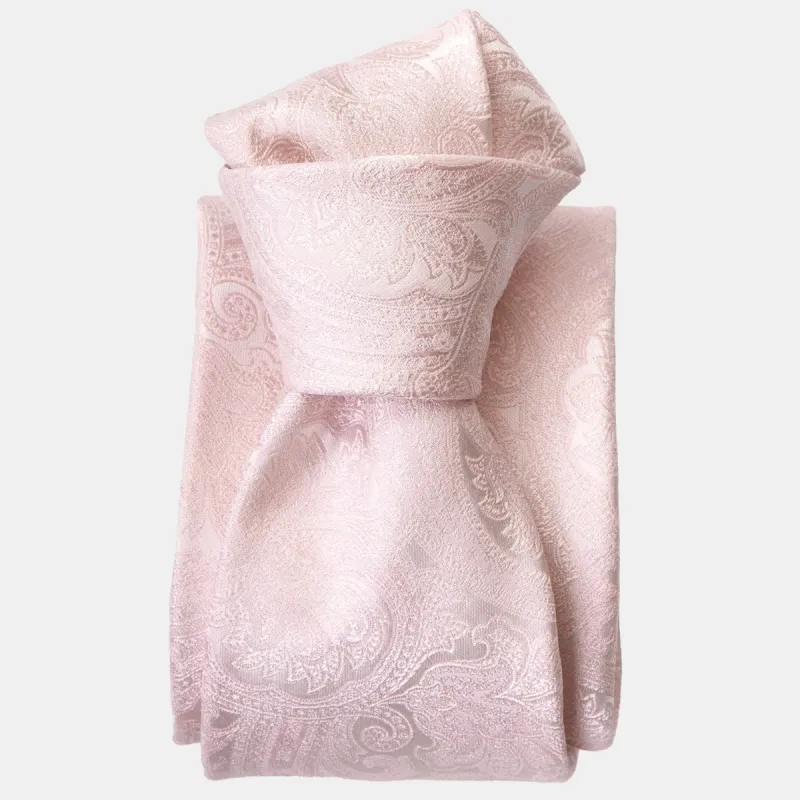 Montecarlo - Silk Jacquard Tie - Pink sold by Elizabetta
