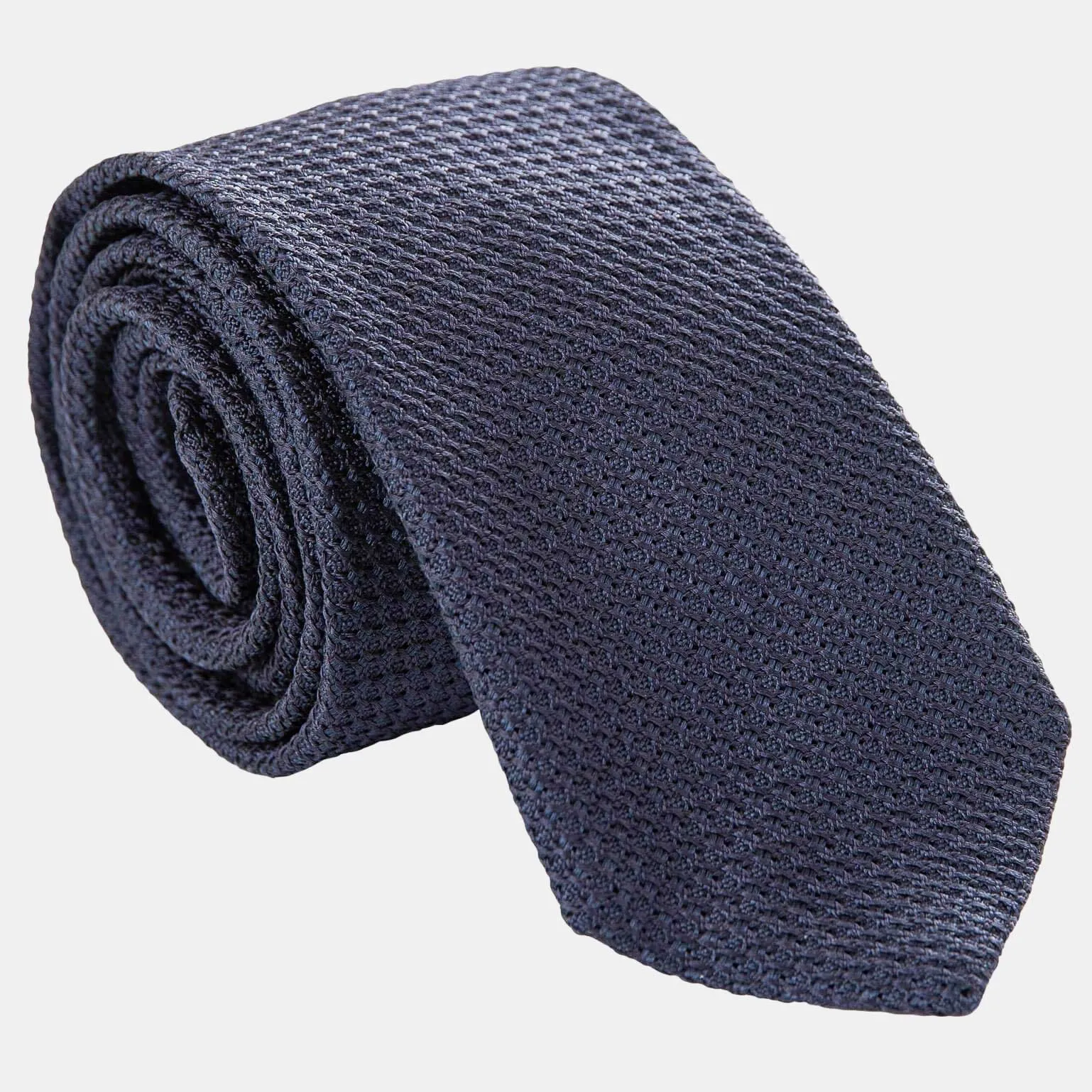 Ducale - Silk Grenadine Tie - Navy Blue (Std) sold by Elizabetta product image thumbnail 3