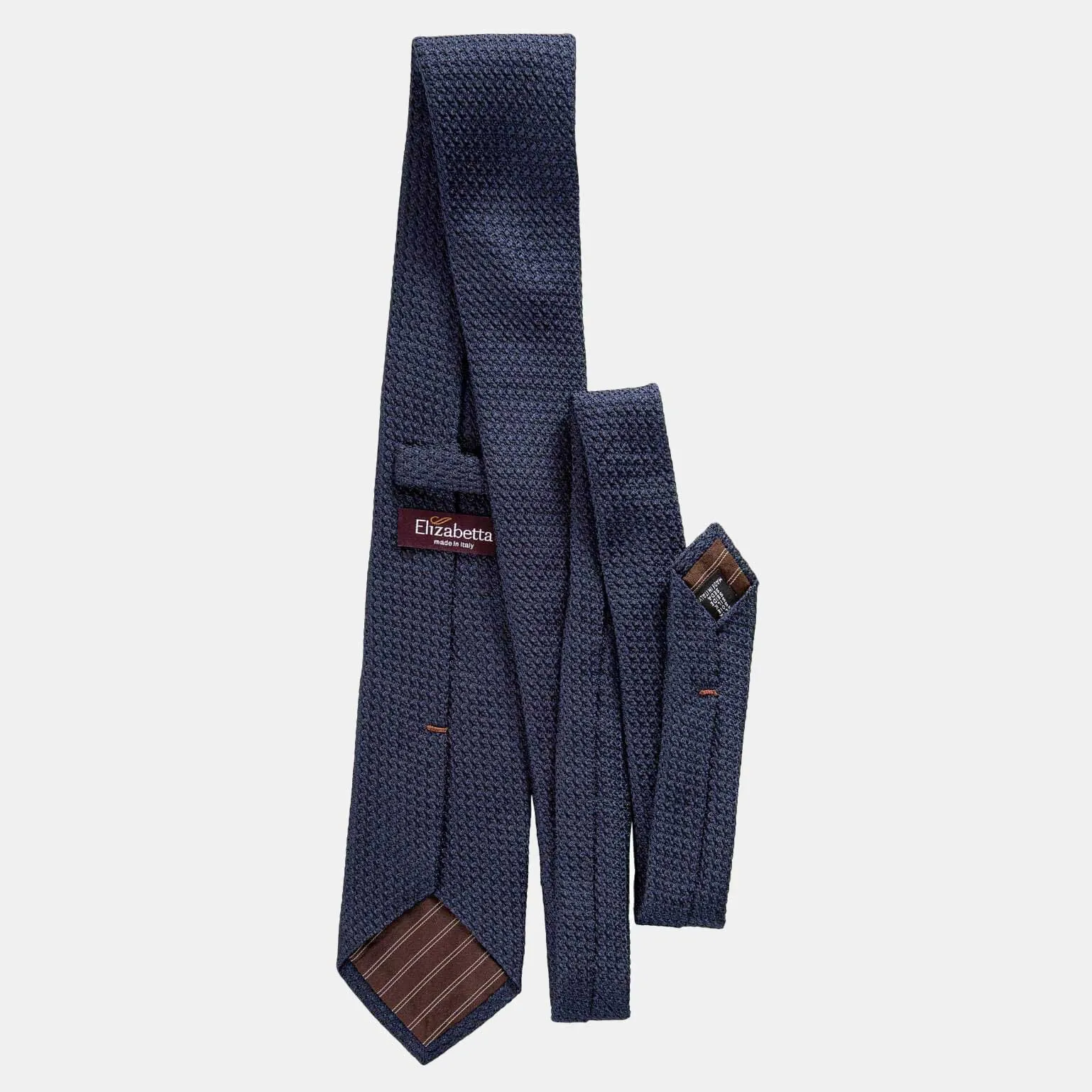 Ducale - Silk Grenadine Tie - Navy Blue (Std) sold by Elizabetta product image thumbnail 2