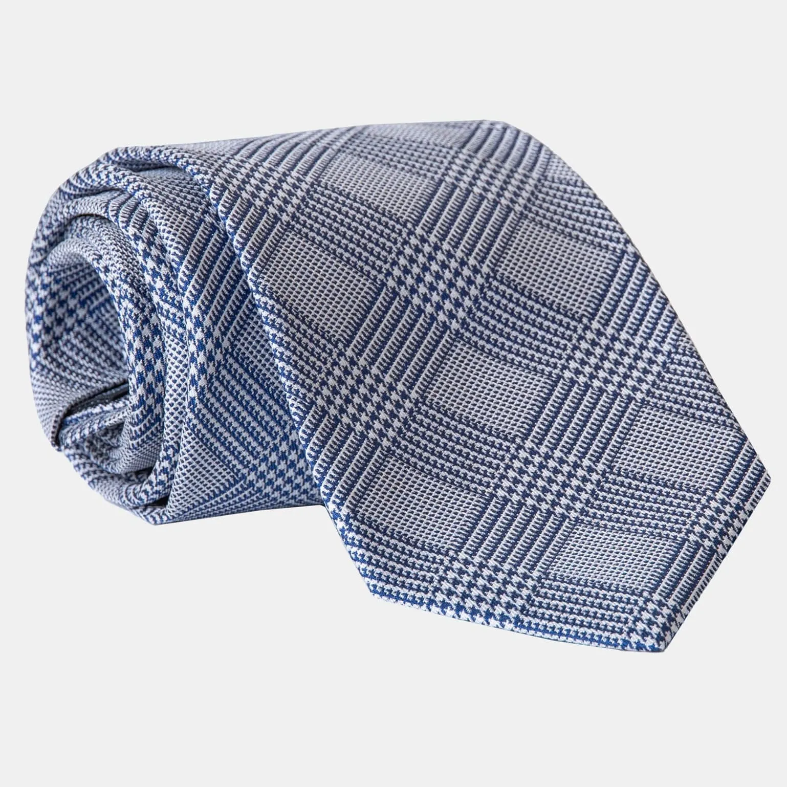 Savoia - Jacquard Silk Tie - Blue sold by Elizabetta product image thumbnail 3