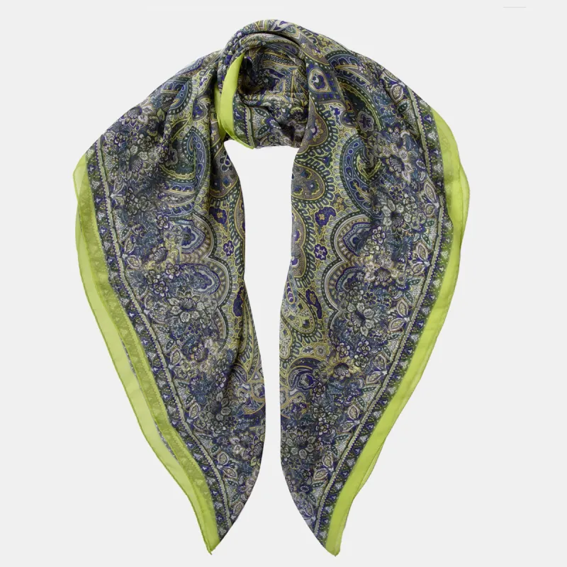Helena - Silk Scarf Shawl - Green sold by Elizabetta