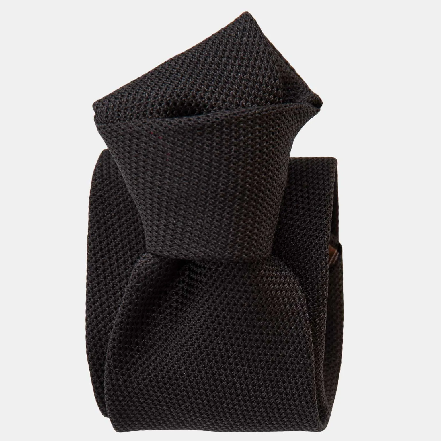 Nero - Black Silk Grenadine Tie sold by Elizabetta