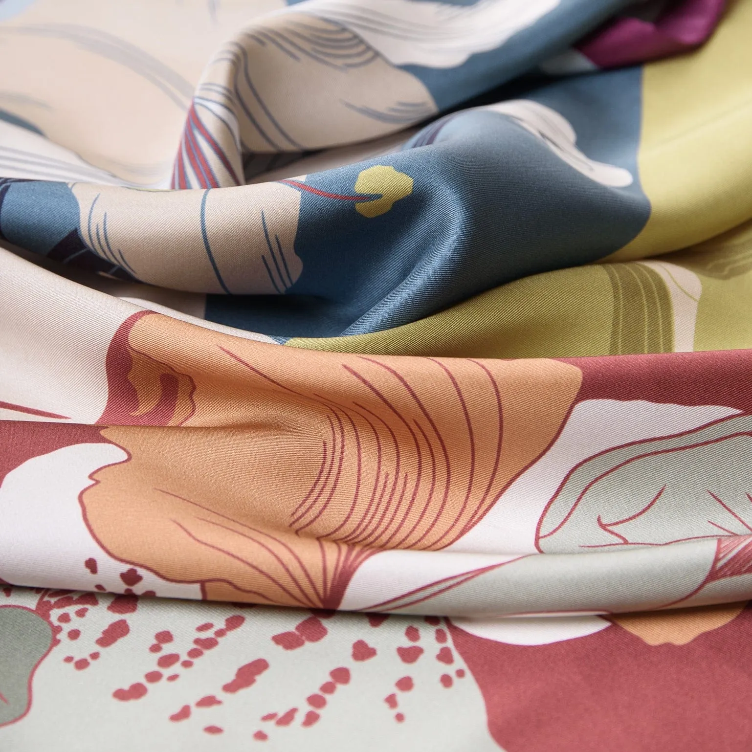 Penelope - Silk Neckerchief - Plum sold by Elizabetta product image thumbnail 4