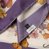 Flora - Silk Foulard - Violet sold by Elizabetta