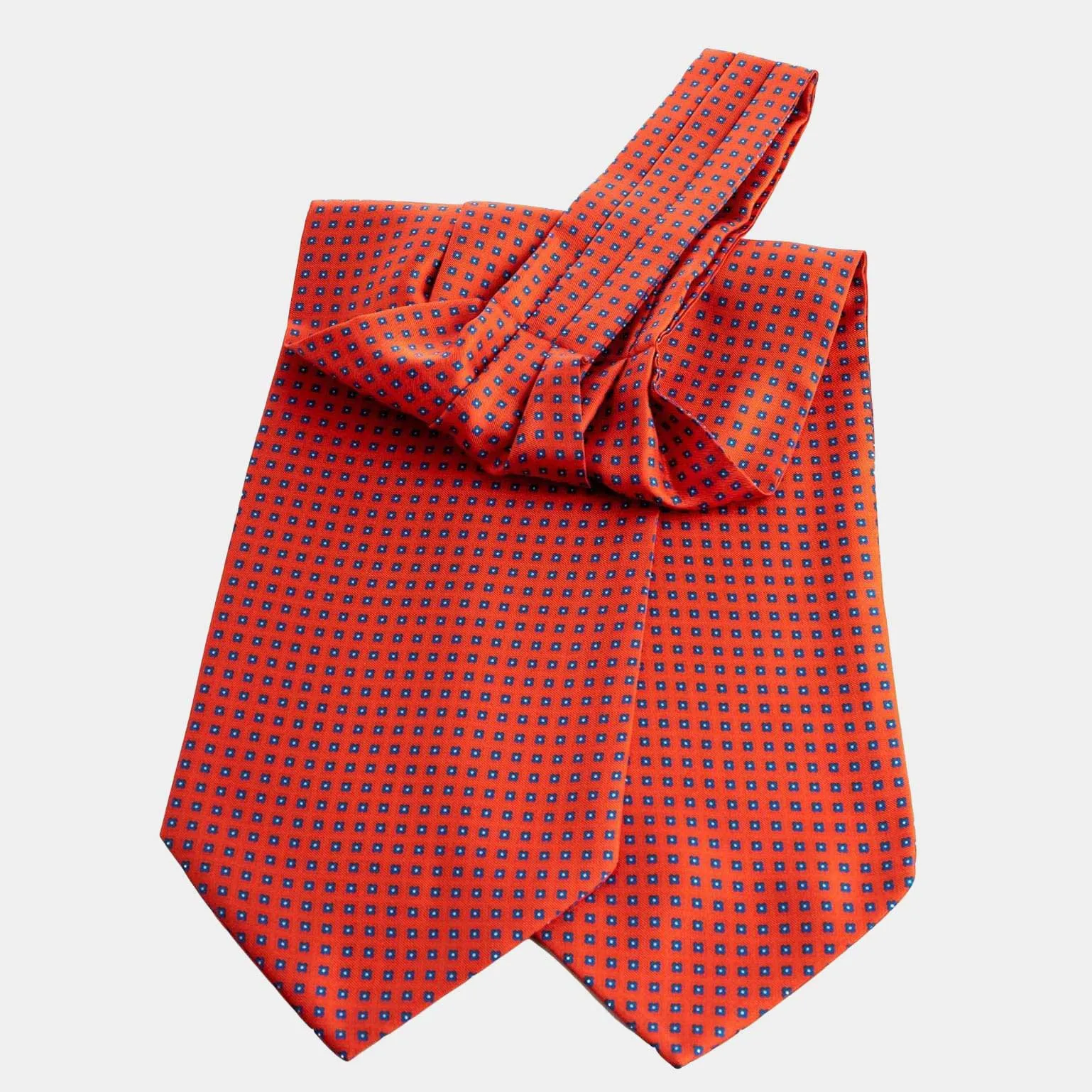 Lecco - Silk Ascot Cravat Tie - Red sold by Elizabetta product image thumbnail 3