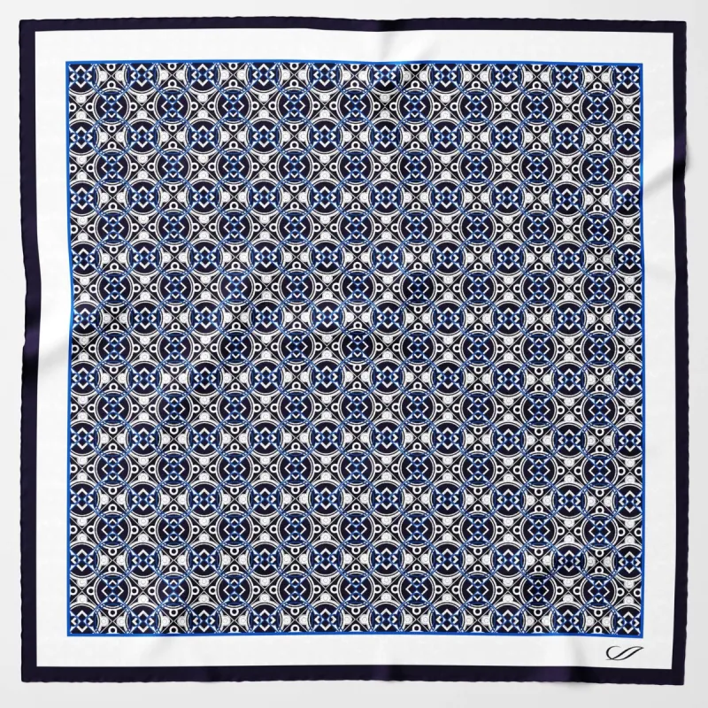 Montello - Silk Neckerchief - Navy sold by Elizabetta