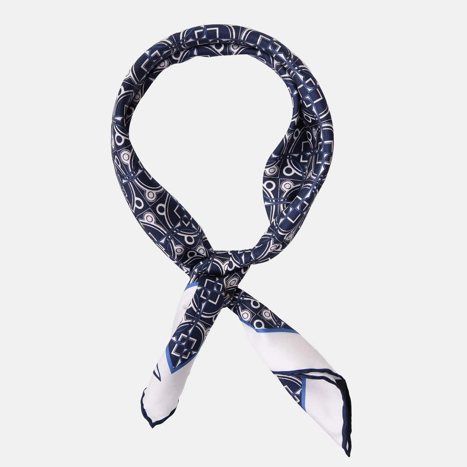 Montello - Silk Neckerchief - Navy sold by Elizabetta product image thumbnail 3