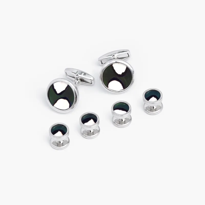 Kodiak Cufflink & Studs Set sold by Brackish
