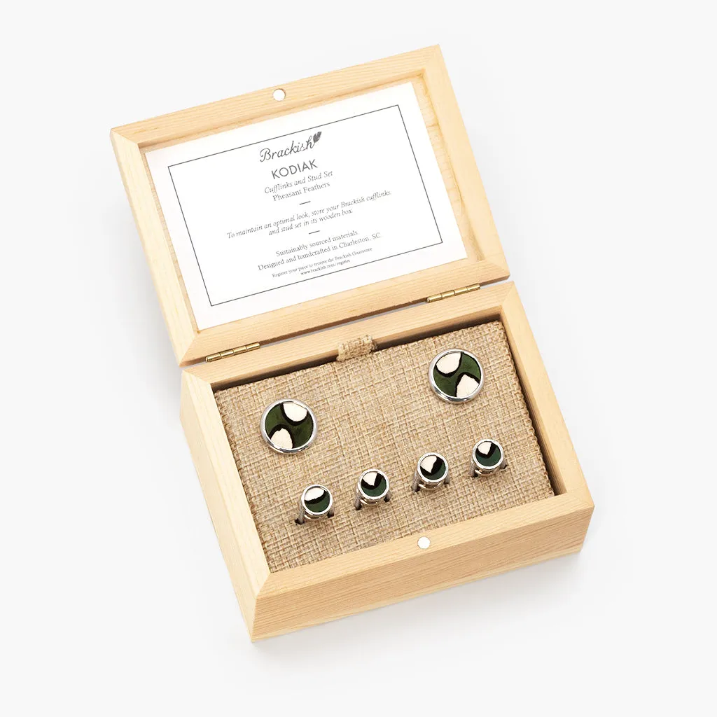 Kodiak Cufflink & Studs Set sold by Brackish product image thumbnail 3