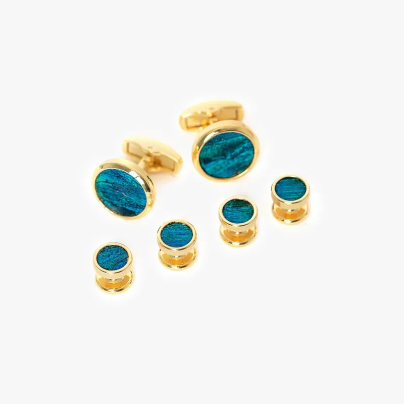 Fripp Cufflink & Studs Set sold by Brackish