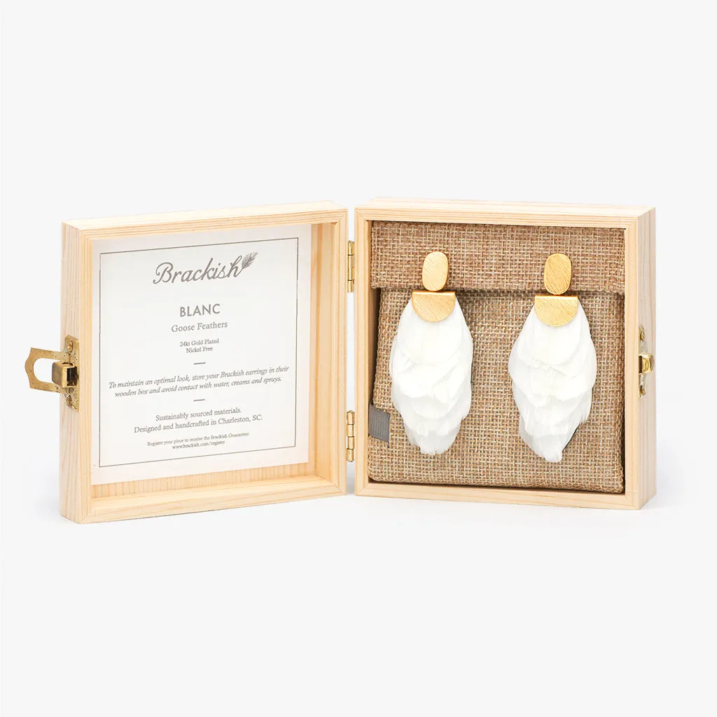 Blanc Drop Earring sold by Brackish product image thumbnail 5