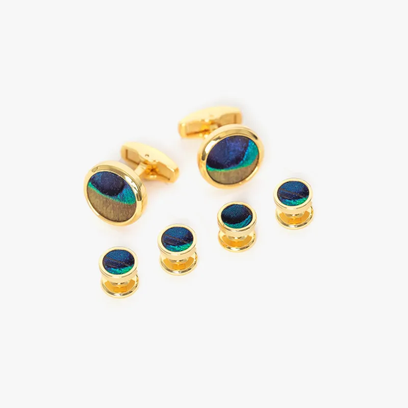 Capers Cufflink & Studs Set sold by Brackish