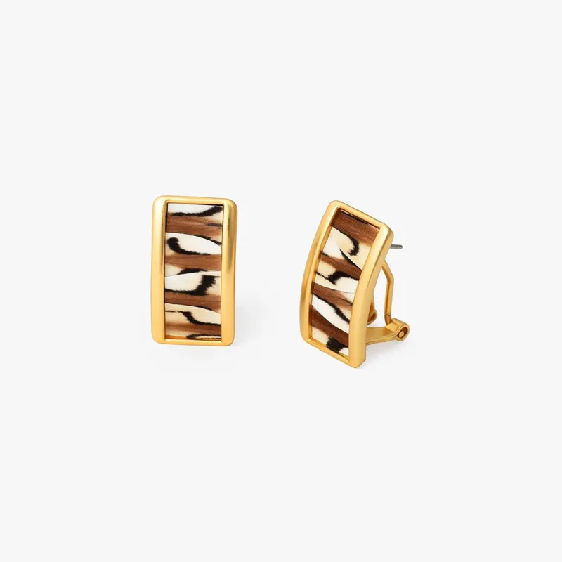 Fortune Hill Stud Earring made by Brackish