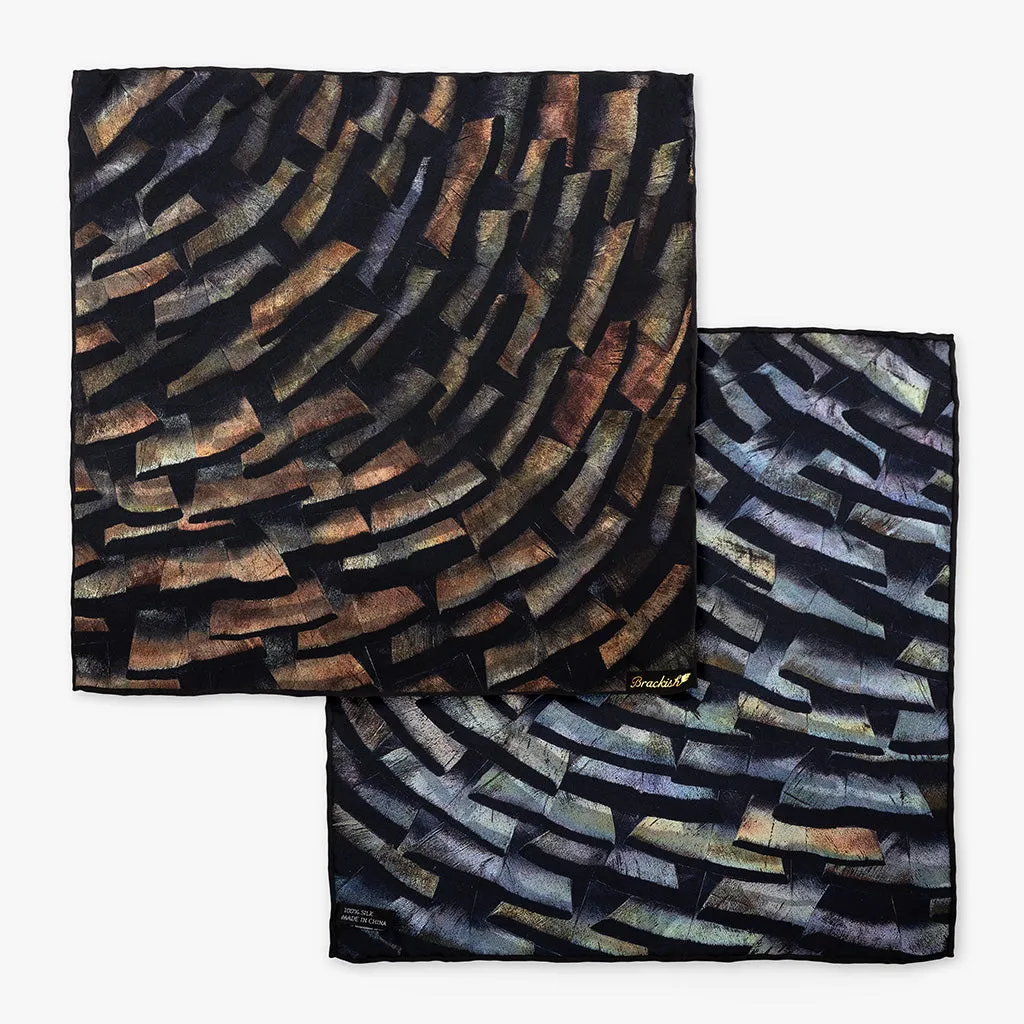 Hermitage Silk Pocket Square sold by Brackish product image thumbnail 2