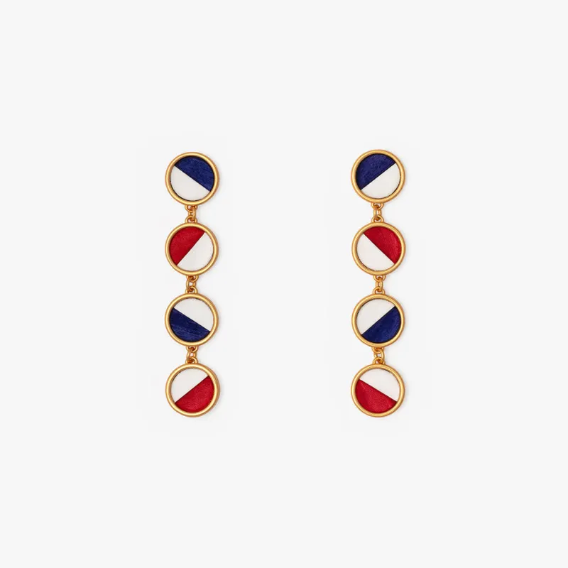 New England Multi Bezel Drop Earring sold by Brackish