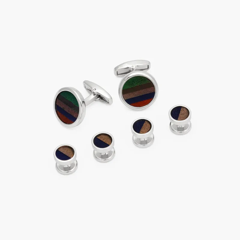 Captiva Cufflink & Studs Set sold by Brackish