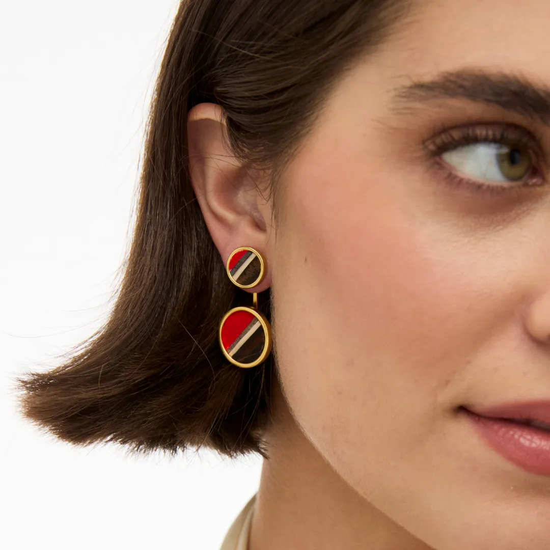 Hazel Bezel Jacket Earring sold by Brackish product image thumbnail 2