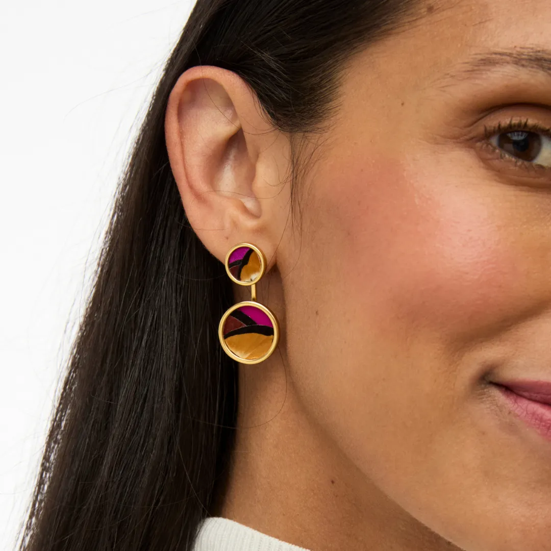 Sophia Bezel Jacket Earring sold by Brackish product image thumbnail 2