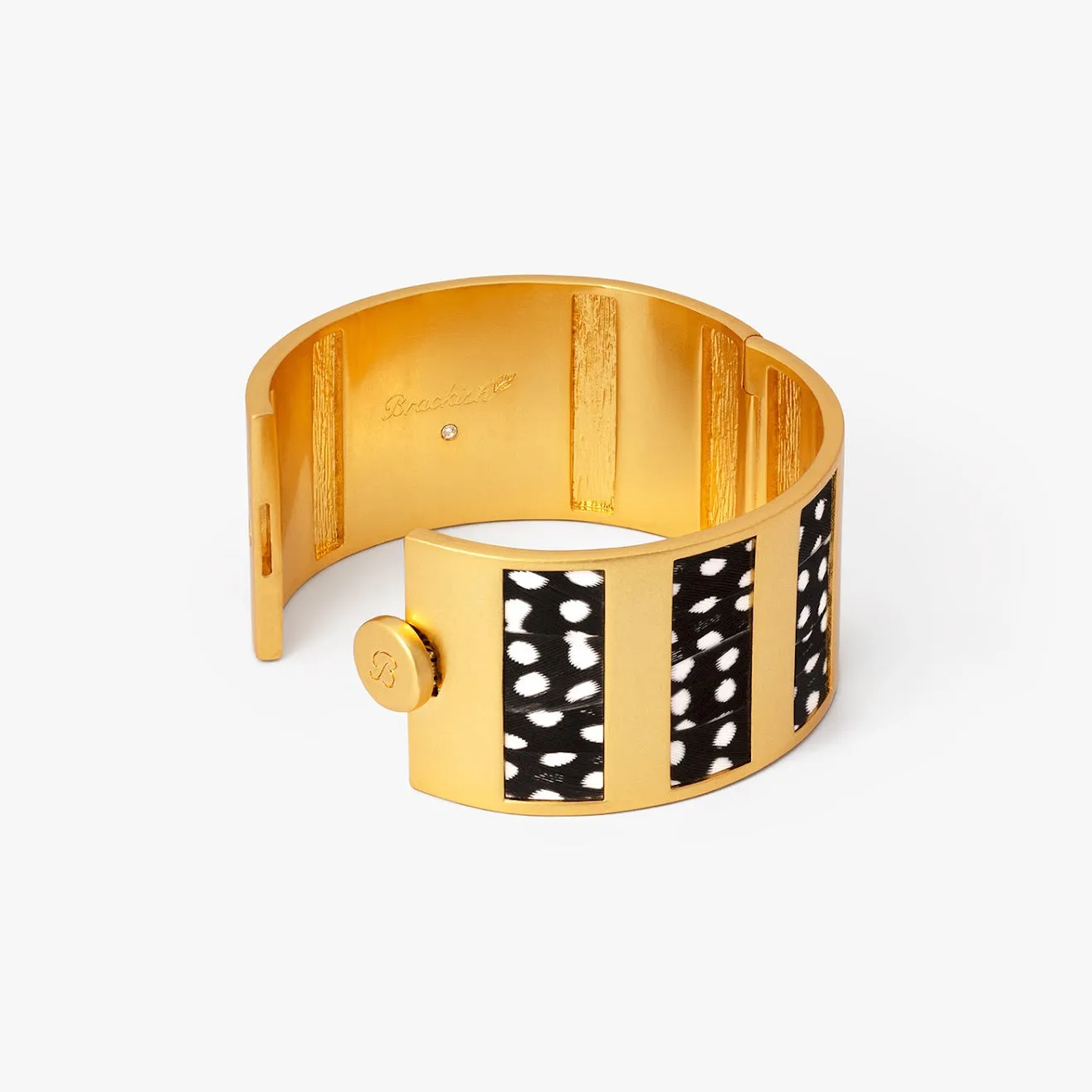 Crystal Striped Hinge Cuff sold by Brackish product image thumbnail 3