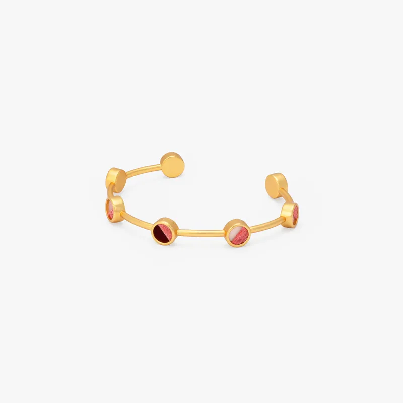 Brittany Multi-Bezel Cuff made by Brackish