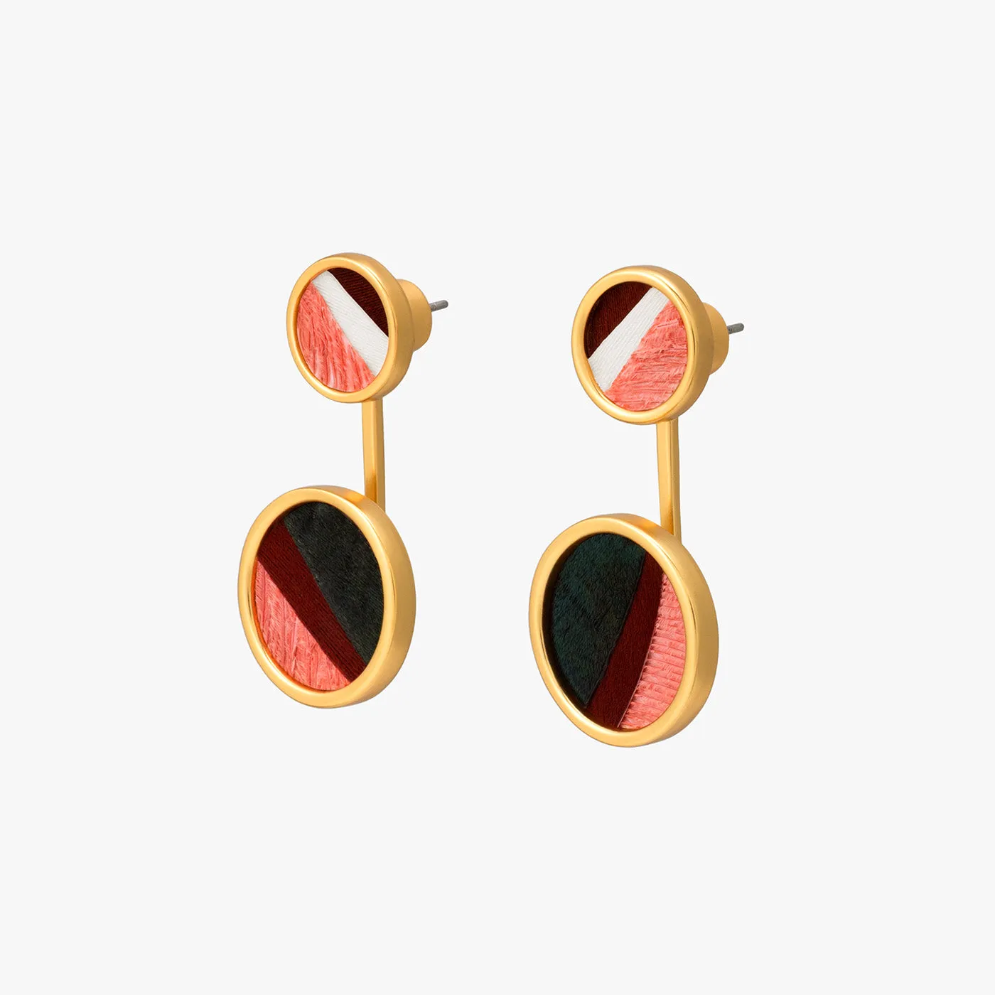 Elizabeth Bezel Jacket Earring sold by Brackish