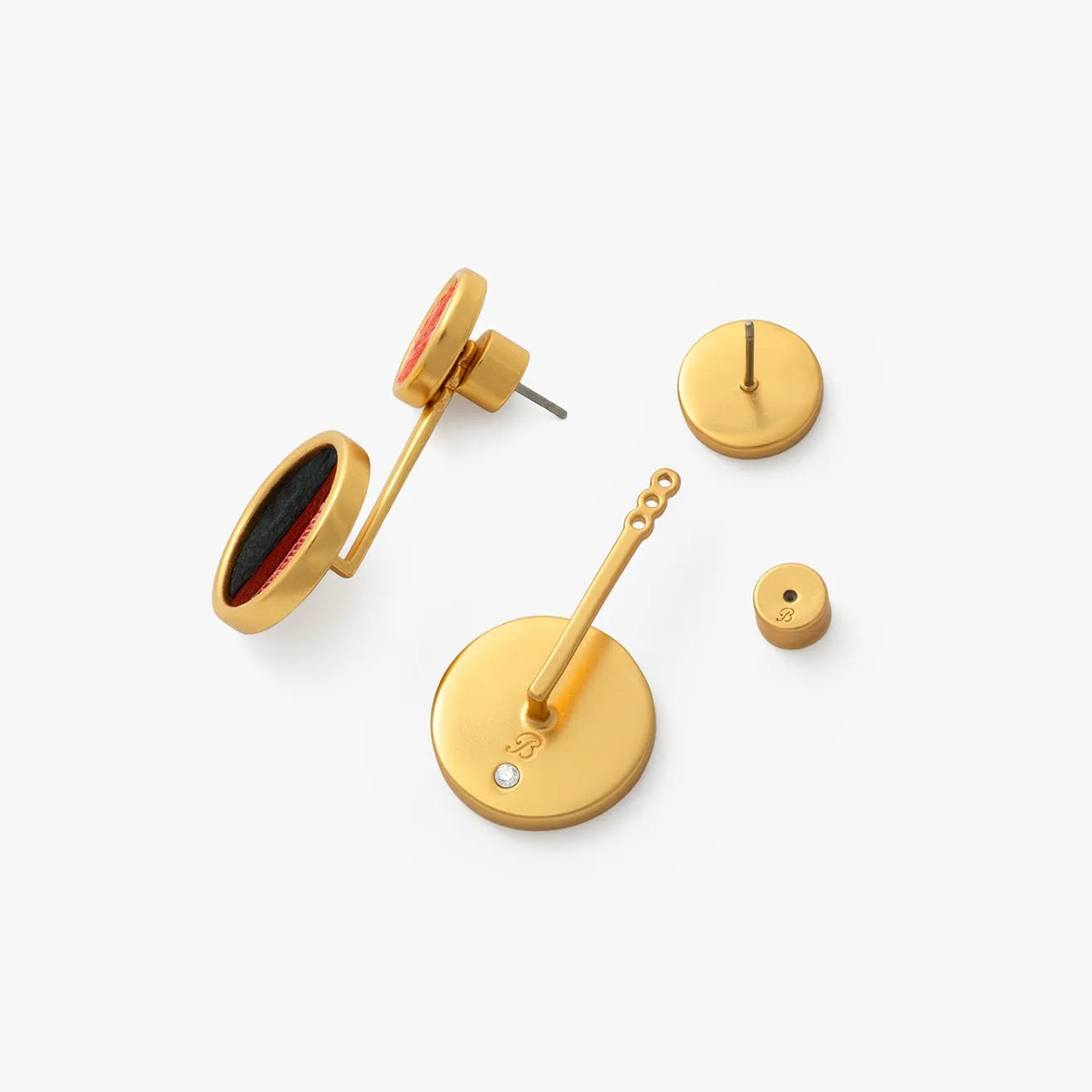 Elizabeth Bezel Jacket Earring sold by Brackish product image thumbnail 3