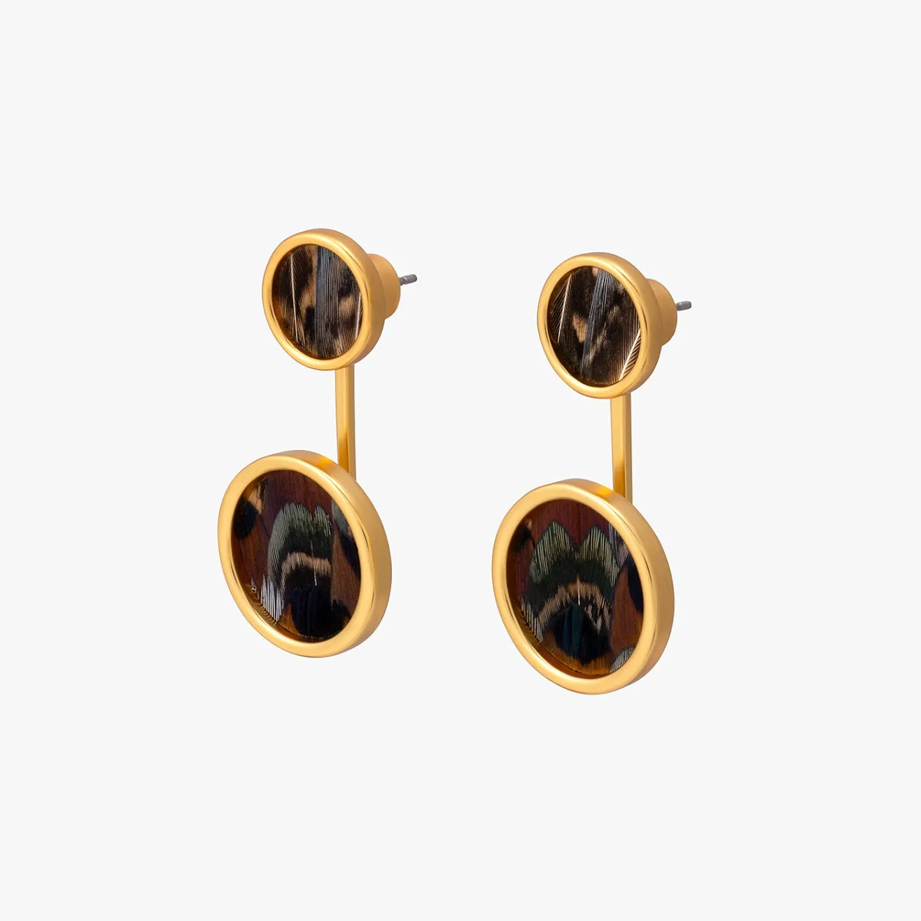 Clematis Bezel Jacket Earring sold by Brackish