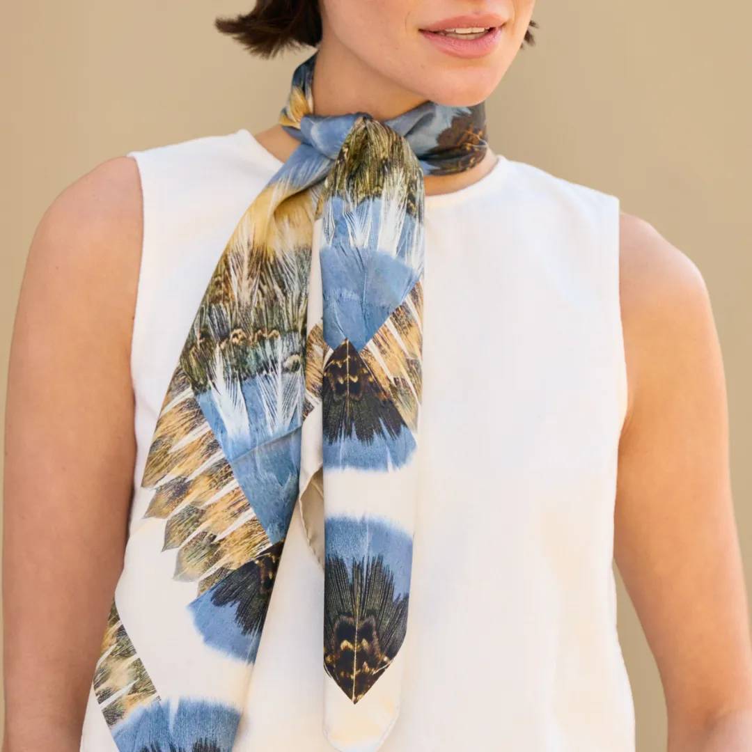 Covey Silk Scarf sold by Brackish product image thumbnail 3