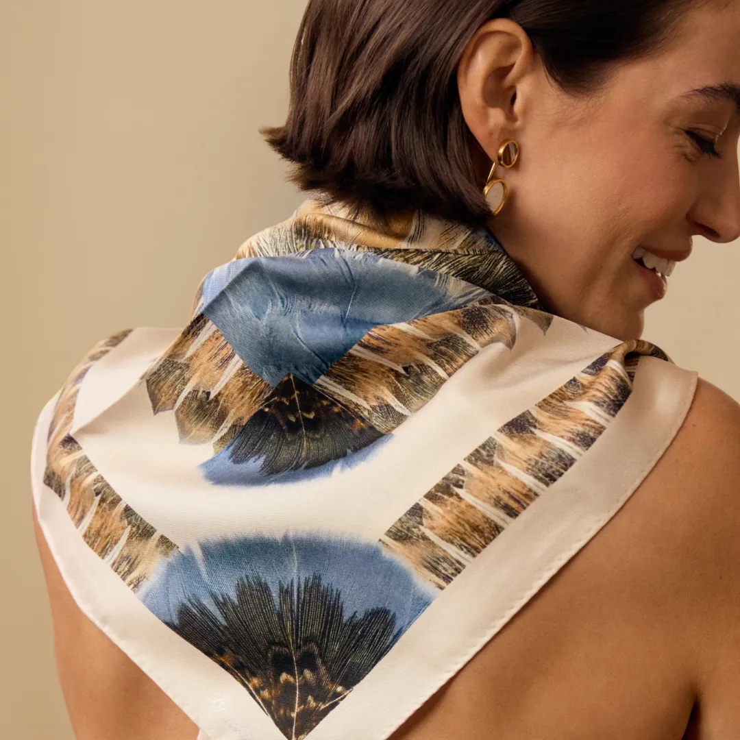 Covey Silk Scarf sold by Brackish product image thumbnail 2