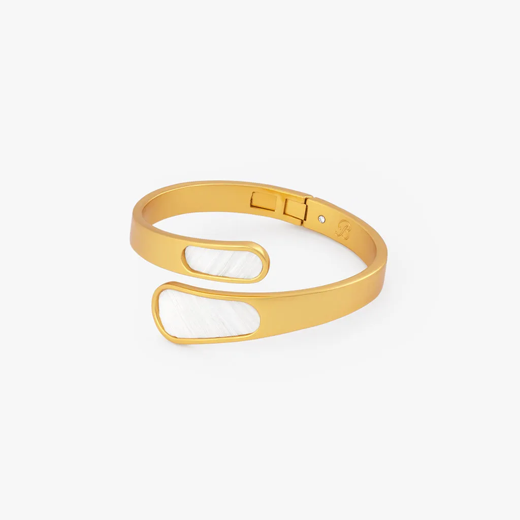 Alexis Bezel Hinge Cuff sold by Brackish