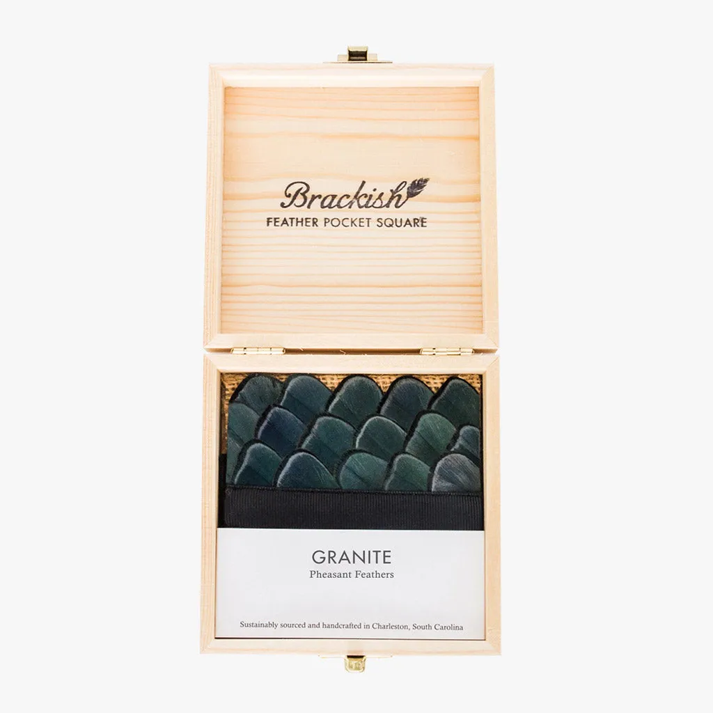 Granite Pocket Square sold by Brackish product image thumbnail 5