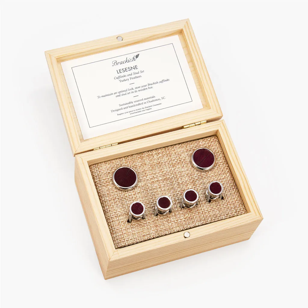 Lesesne Cufflink & Studs Set sold by Brackish product image thumbnail 5