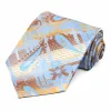 Cornflower Belmont Paisley Necktie sold by TieMart