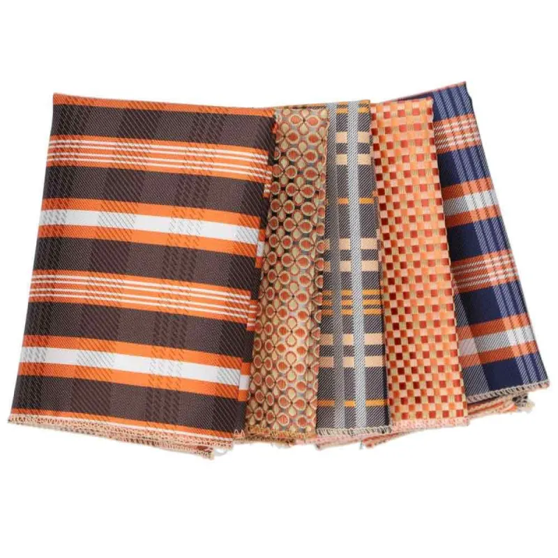 Assorted Orange Pocket Squares, 5-Pack sold by TieMart