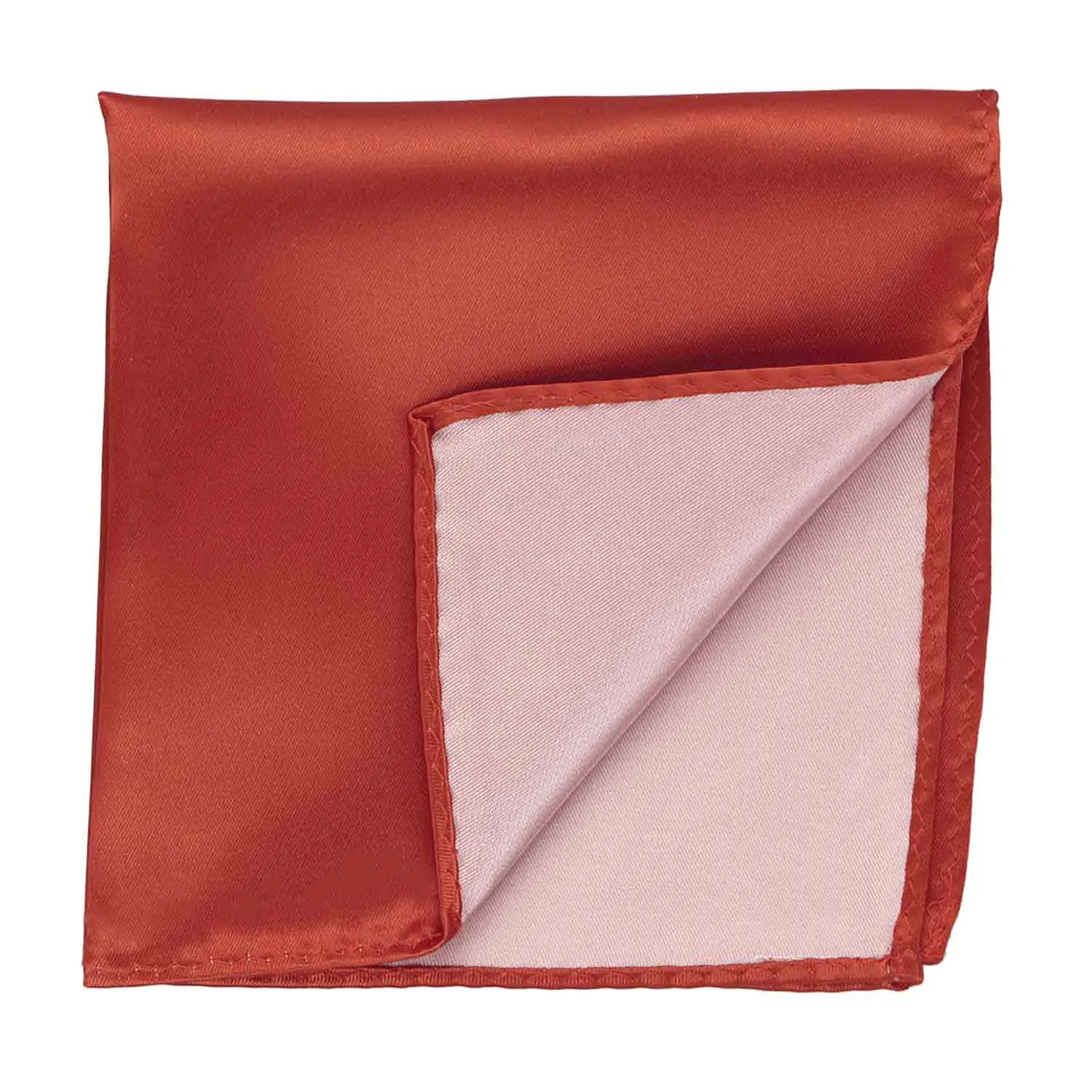 Persimmon Premium Pocket Square sold by TieMart product image thumbnail 2
