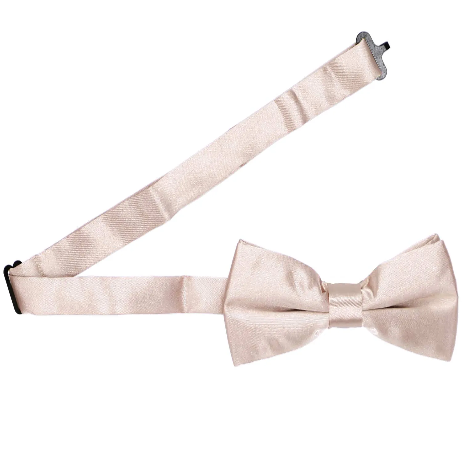 Sand Pink Band Collar Bow Tie sold by TieMart product image thumbnail 3